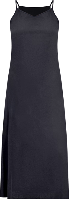 Point Linen Blend A Line Slip Dress | Bloomingdale's Women
