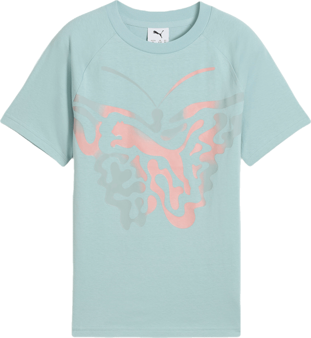 PUMA BUTTERFLY VIBE Big Logo T-Shirt, Kids