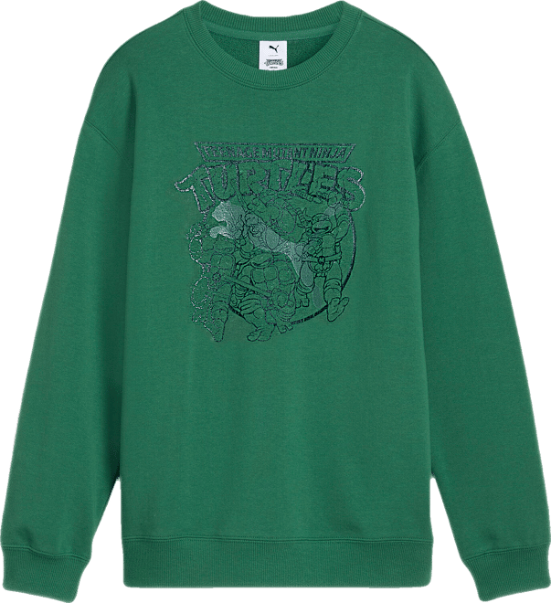 PUMA x TMNT Big Relaxed Graphic Crew Sweatshirt, Kids