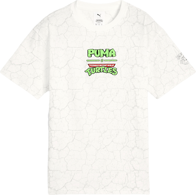 PUMA HOOPS x TMNT Big Relaxed All-Over Print T-Shirt, Kids