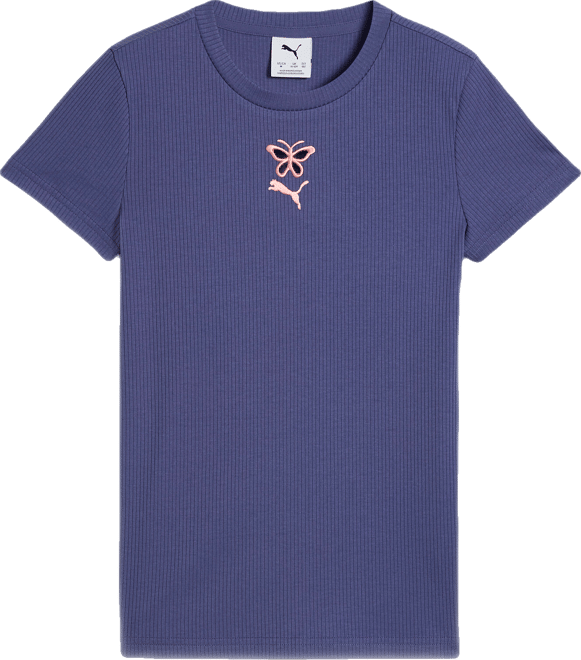 PUMA Graphics Big Ribbed T-Shirt, Kids