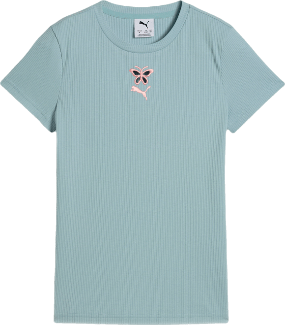 PUMA Graphics Big Ribbed T-Shirt, Kids