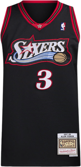 Shop Mitchell Ness Philadelphia 76ers Iverson Authentic