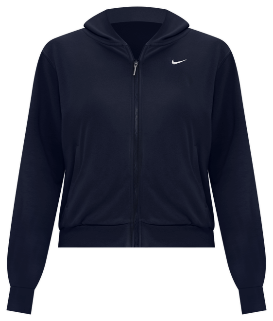 Nike Sportswear Chill Terry Felpa ampia in French Terry con cappuccio e zip a tutta lunghezza – Donna