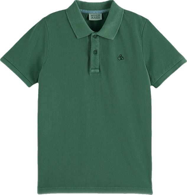Little and Big Boys Garment Dyed Pique Polo Shirt