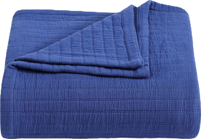 Essential Weave Cotton Blanket, Twin