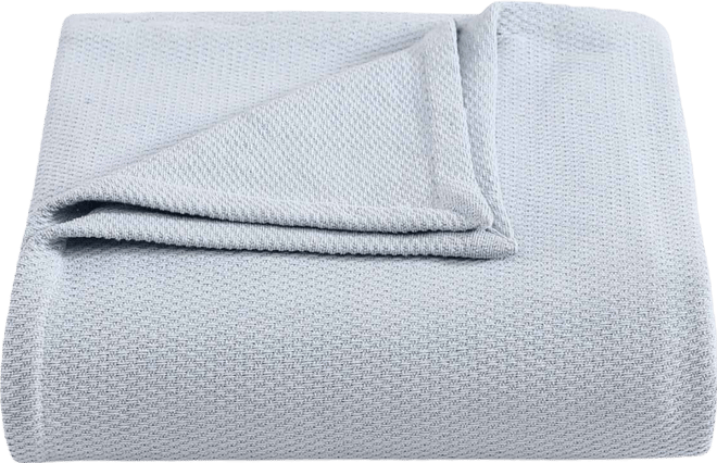 Pique Solid Cotton Blanket, King