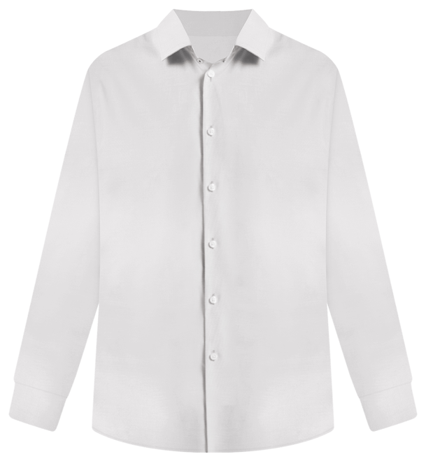 Men's Slim Fit Long Sleeve Button-Front Dobby Cotton Shirt