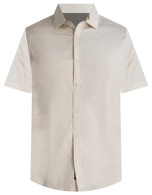 Men's Woven Houndstooth Shirt