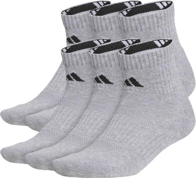 adidas Unisex Performance 6-Pack Quarter-Length Socks
