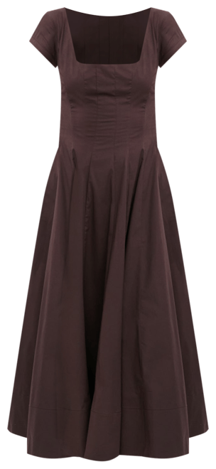 Earth Short Sleeve Wells Dress