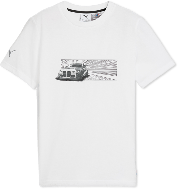 PUMA BMW Motorsport Car Graphic Big T-Shirt, Kids