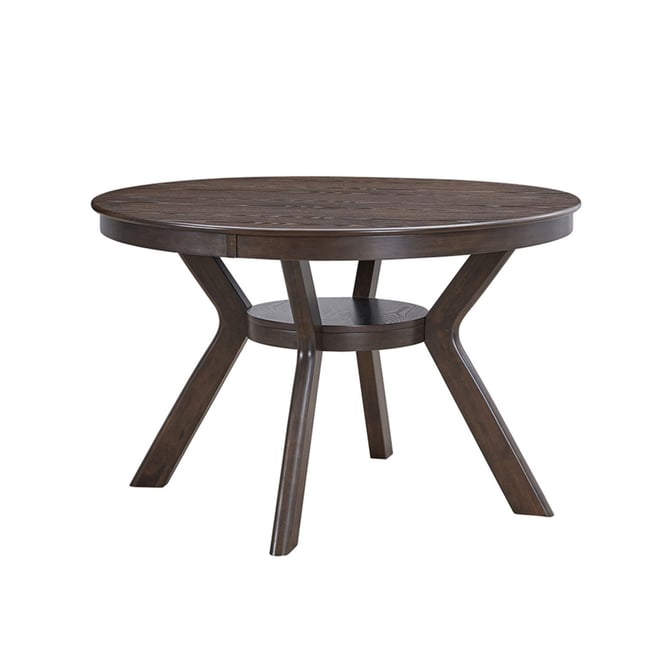 Streamdale 47" Round Modern Rubber Wood Dining Table
