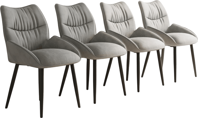 Luxurious Velvet Dining Chair Set