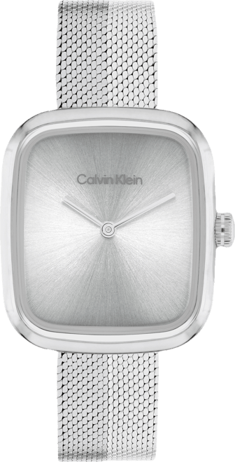 Women's Adore Silver Tone Stainless Steel Mesh Bracelet Watch, 30mm