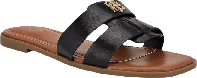 Tommy Hilfiger Womens Pixee Flat Slide Sandals