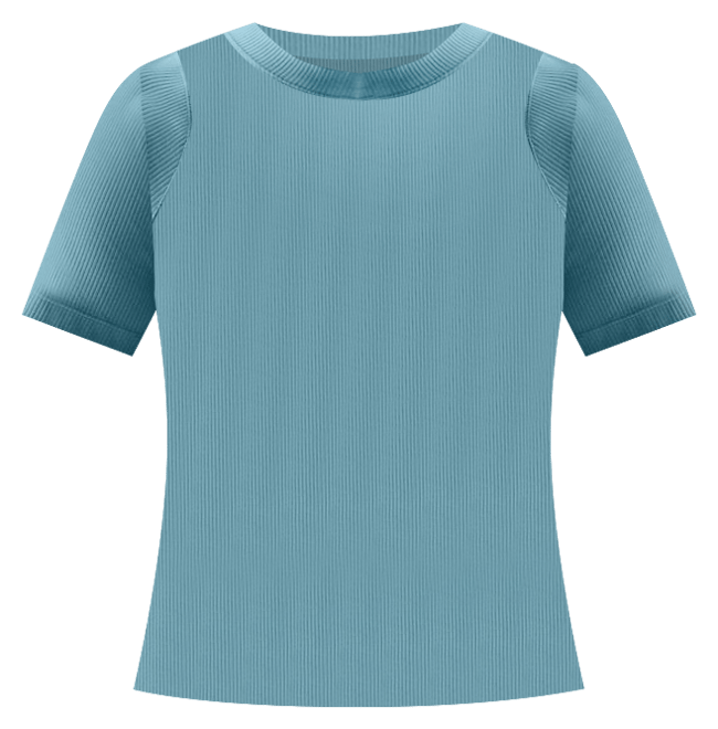 Nike Zenvy Rib Women's Dri-FIT Short-Sleeve Top