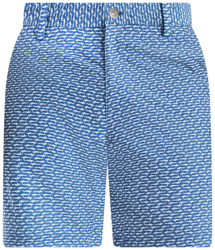 Men's Slim-Fit Shark Graphic Shorts
