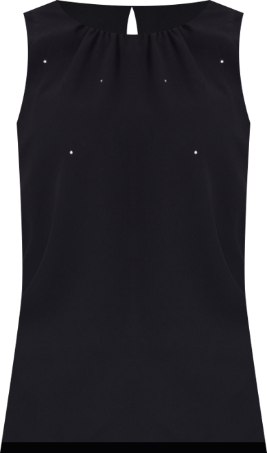 Women's Sleeveless Embellished Top