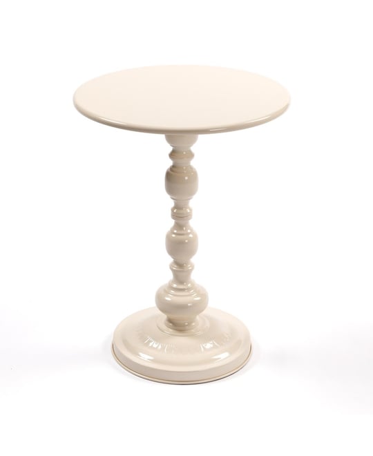 Streamdale Vintage Round Metal Side Table for Living Room, Bedroom, Nightstand