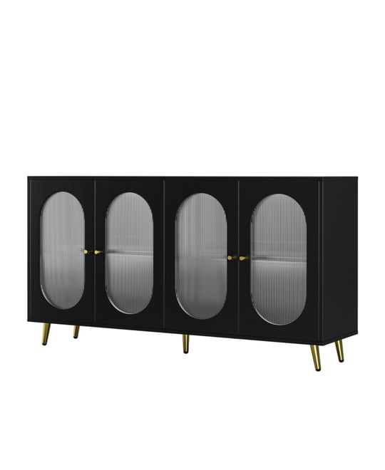 Streamdale Modern Acrylic Sideboard Console for Home & Office, Storage Cabinet