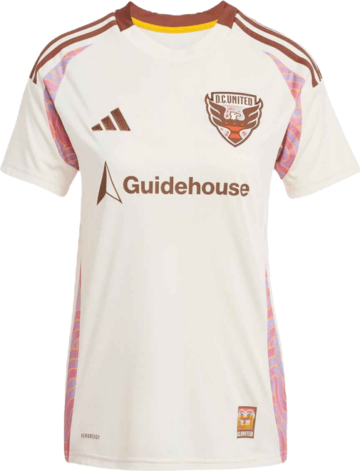 Women's Aaron Herrera Natural D.c. United 2025 The Soul Kit Replica Player Jersey