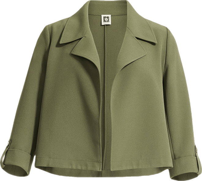 Bedford Stretch Drapey Short Trench Coat