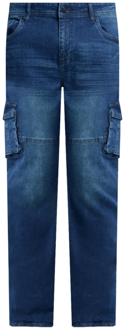 Men's Slim Fit Stretch Cargo Jeans