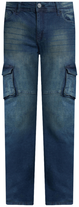 Men's Slim Fit Stretch Cargo Jeans