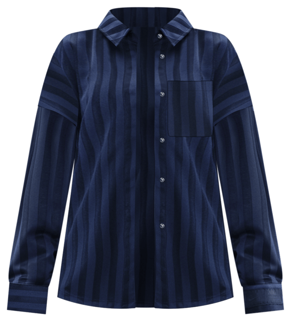 Nike Sportswear Playera de jacquard a rayas oversized para mujer