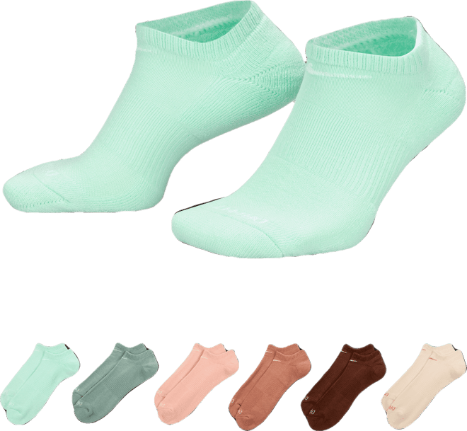 Nike Everyday Plus Cushioned Training No-Show Socks (6 Pairs)