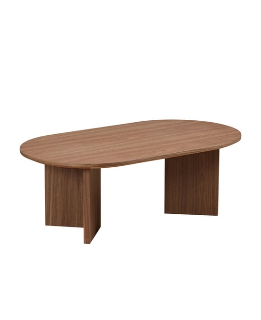 Streamdale Modern 39" Oval Coffee Table with Sturdy Base