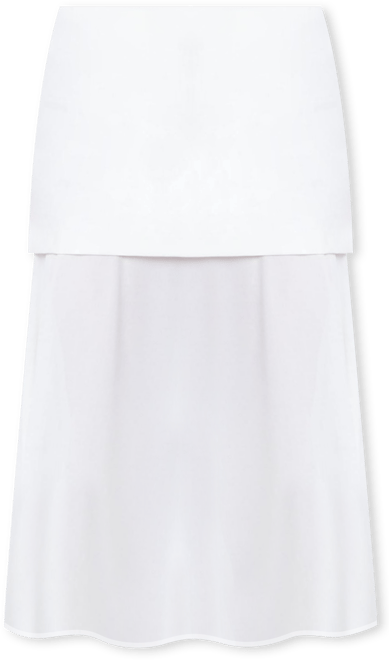 Women's Plus Size Mixed Media Skirt