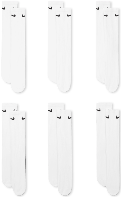 Nike Everyday Cushioned Training Crew Socks (6 Pairs)