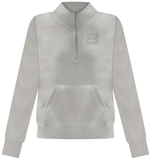 Nike Sportswear Club Fleece Women's Mock-Neck 1/2-Zip Graphic Top