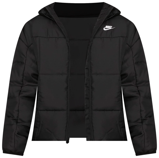 Nike Sportswear Classic Puffer Chamarra con gorro Therma-FIT holgada para mujer