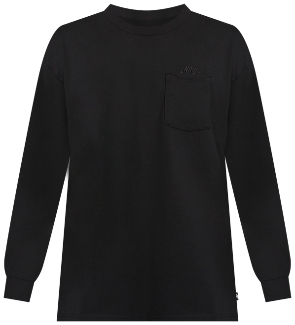 Nike Sportswear Premium Essentials Playera con bolsillo de manga larga para hombre