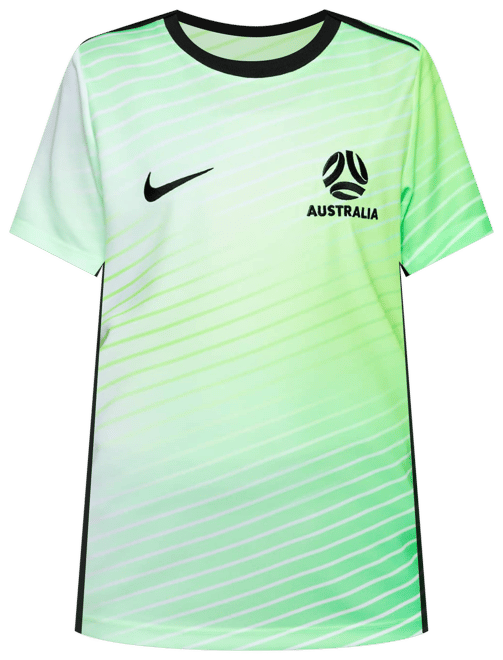 Australia Academy Pro Older Kids' Nike Dri-FIT Football Pre-Match Short-Sleeve Top