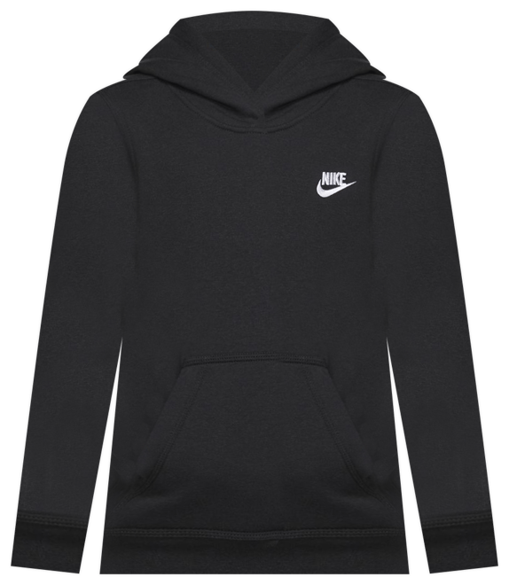 Nike Sportswear Club Sudadera con gorro sin cierre para niños talla grande