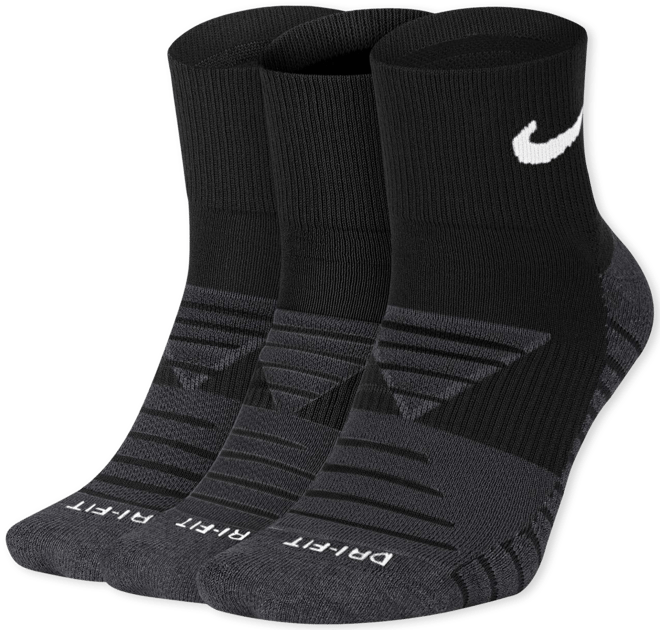 Nike Everyday Max Cushioned Calcetines de entrenamiento hasta el tobillo (3 pares)
