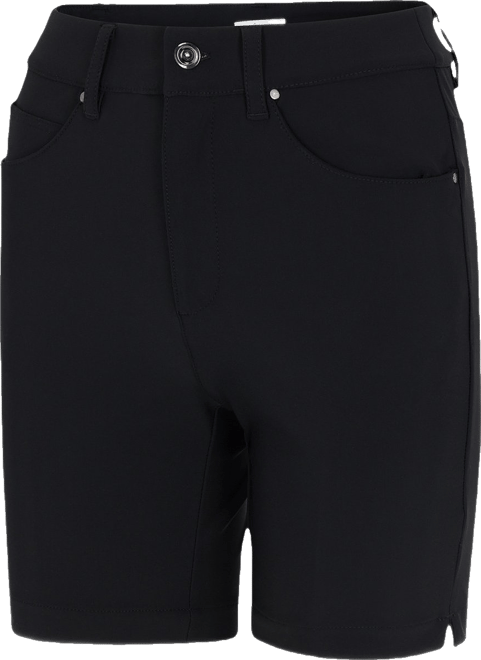 NO GOLF Nylon Short Pants - Black Mサイズ Greg Norman Men's Flat Front Stretch Tech 9In Golf Shorts