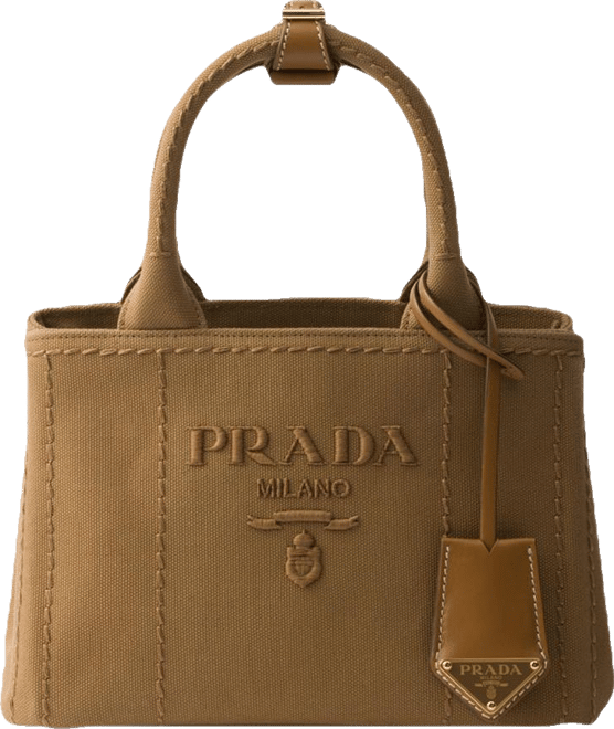 ハンドバッグ Prada Prada Jardiniere Mini Handbag In Canvas Black Prada Jardinière cotton canvas mini handbag | PRADA