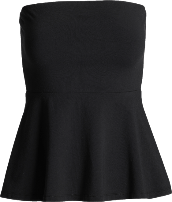 So Sexy Peplum Tube Top - Proper Black | Boston Proper