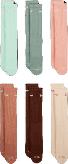 Nike Everyday Plus Cushioned Training Crew Socks (6 Pairs)