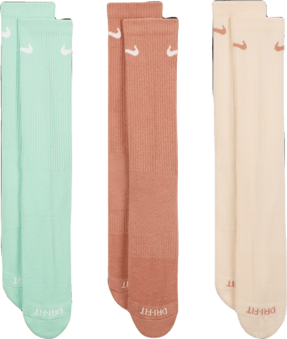 Nike Everyday Plus Cushioned Crew Antrenman Çorapları (3 Çift)