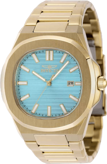 Men's 48517 Speedway Quartz 3 Hand Light Blue Dial Watch