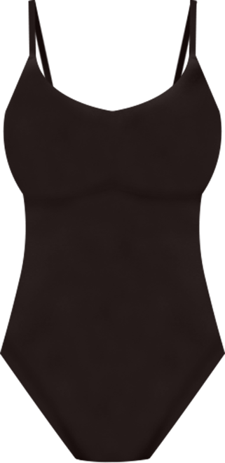 Women's Stay-Put Firm Mesh Thong Bodysuit QF8295