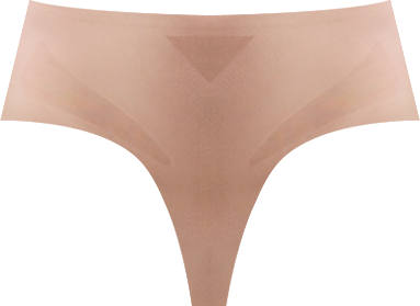 Women's Stay-Put Firm Mesh Thong Underwear QF8165