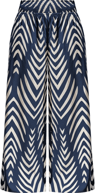 Women's Tranquil Wave Abstract Cover-Up Pants