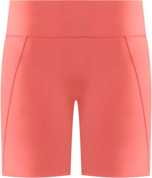 Nike Universa Shorts de ciclismo de tiro alto de 20 cm sin costura frontal para mujer